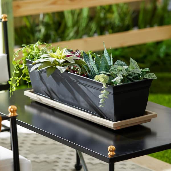 THE HC COMPANIES Farmhouse Venetian 24 in. Sandstone Rectangular