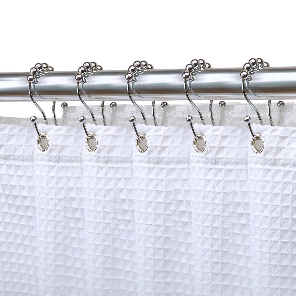 Shower Hooks No Drilling Required Shower Screen Hook With Rubber Stainless  Steel Silver