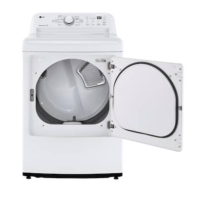 7.3 cu. ft. White Electric Front Load Dryer with Sensor Dry