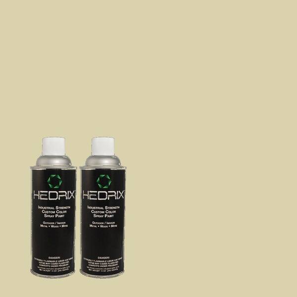 Hedrix 11 oz. Match of MQ6-55 Pale Ivy Gloss Custom Spray Paint (2-Pack)