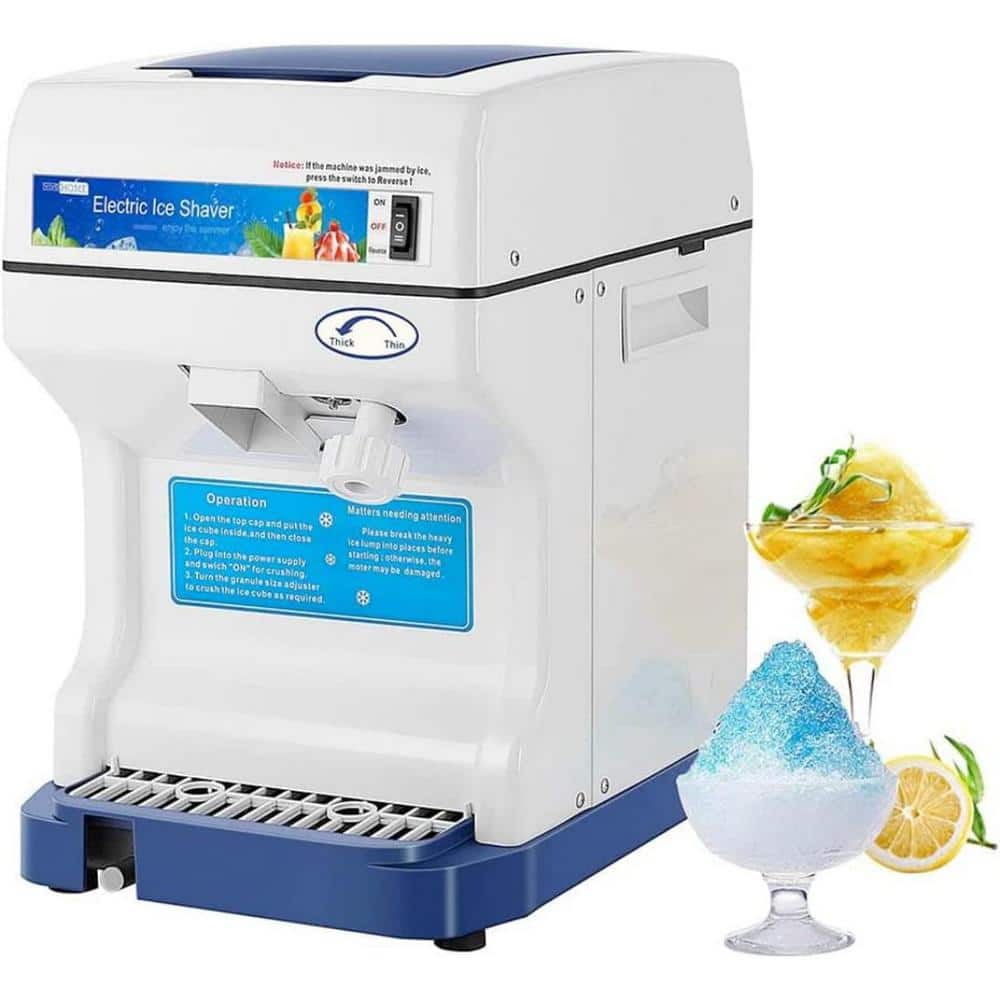 VIVOHOME oz. 265lbs/hr Blue Ice Crusher Shaver Snow Cone Maker Machine  X0027OFPH1 The Home Depot