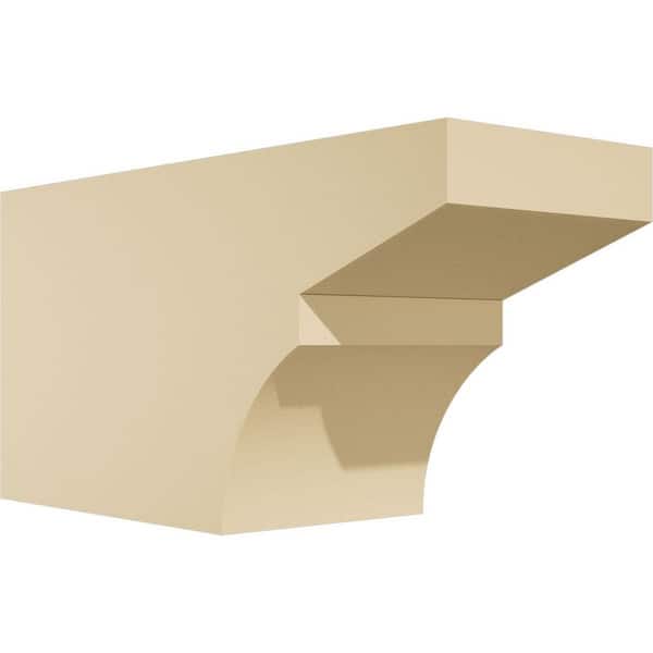 Ekena Millwork Standard Monterey 6 in. W x 8 in. H x 16 in. D Signature Urethane Rafter Tail Outlooker