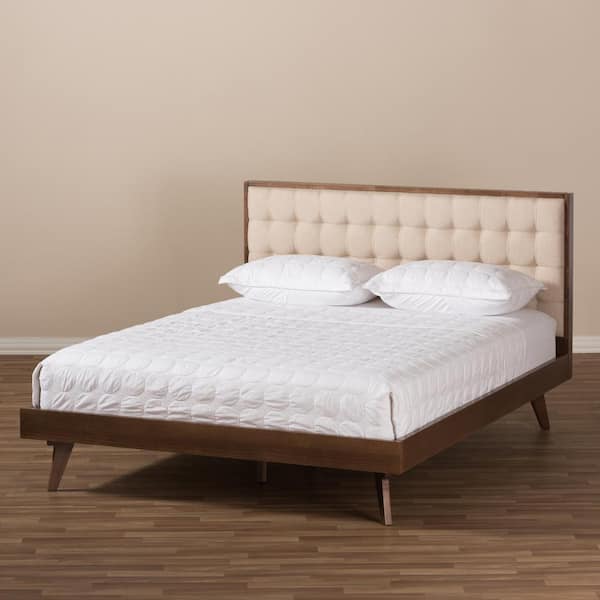 Baxton Studio Soloman Light Beige King Platform Bed 28862 7680 HD