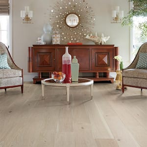 Astoria French Oak 3/8 in. T x 6.5 in. W Click Lock Wire Brushed Engineered Hardwood Flooring (23.6 sq. ft./case) CXS