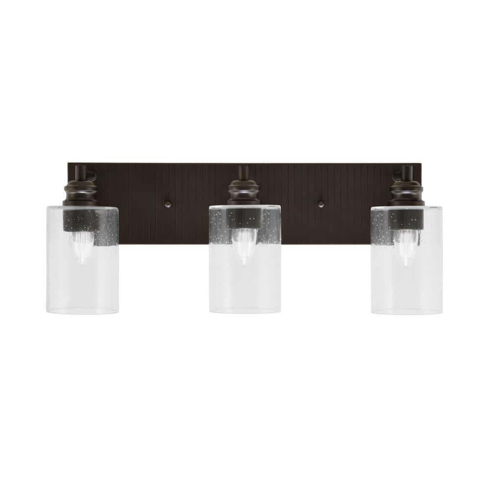 Albany 22.5 in. 3-Light Espresso Vanity Light