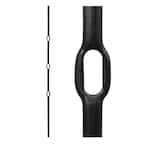 Stair Parts 5/8 In. Satin Black Slip N Grip Angle Shoe For Stair Remodel