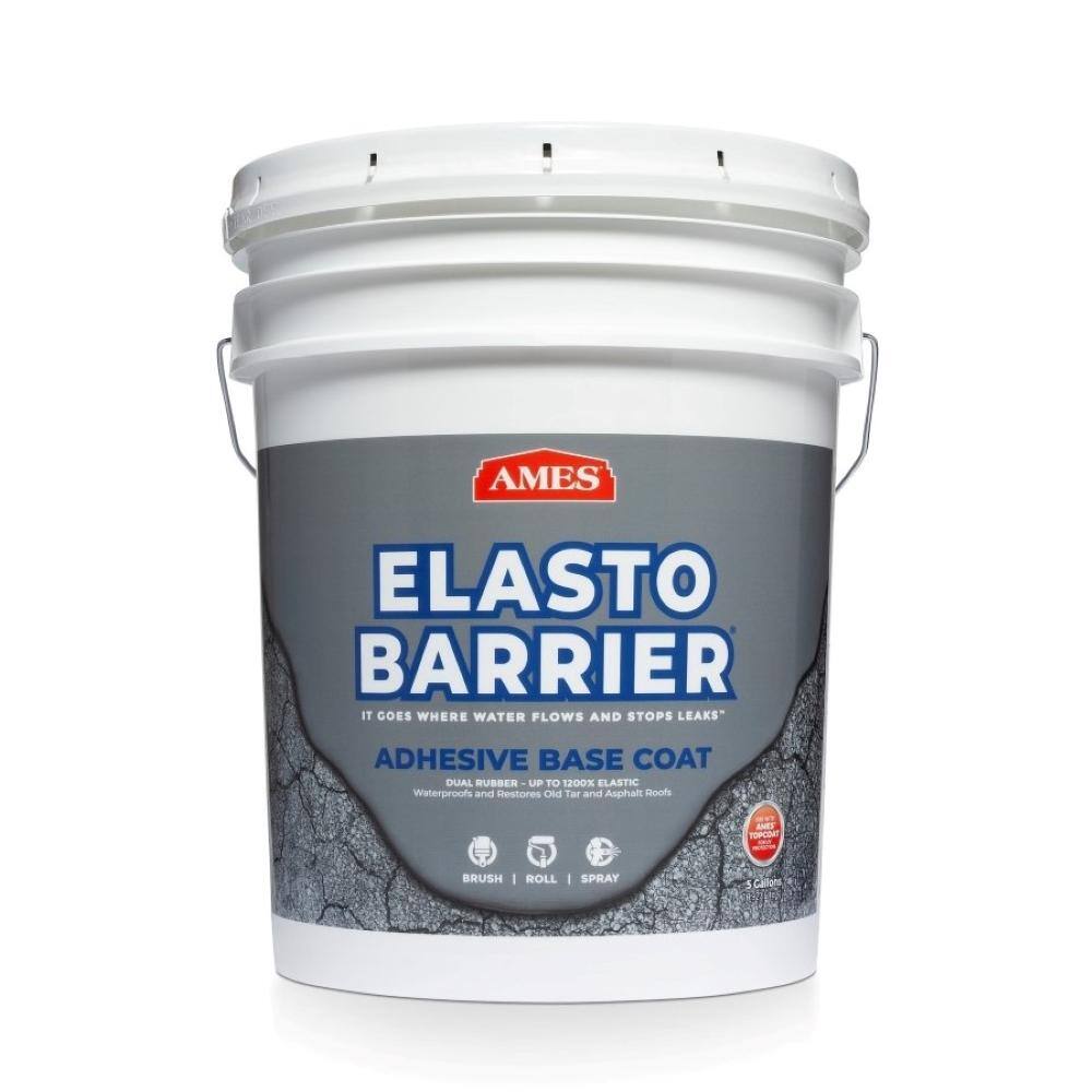 Ames 5 Gal. Grey Super ElastoBarrier MultiPurpose Elastomeric Base