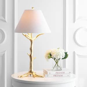 Galen 33.5 in. Gold Resin LED Table Lamp