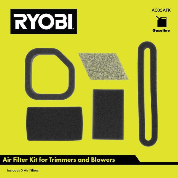 RYOBI Air Filter Kit for Trimmers and Blowers