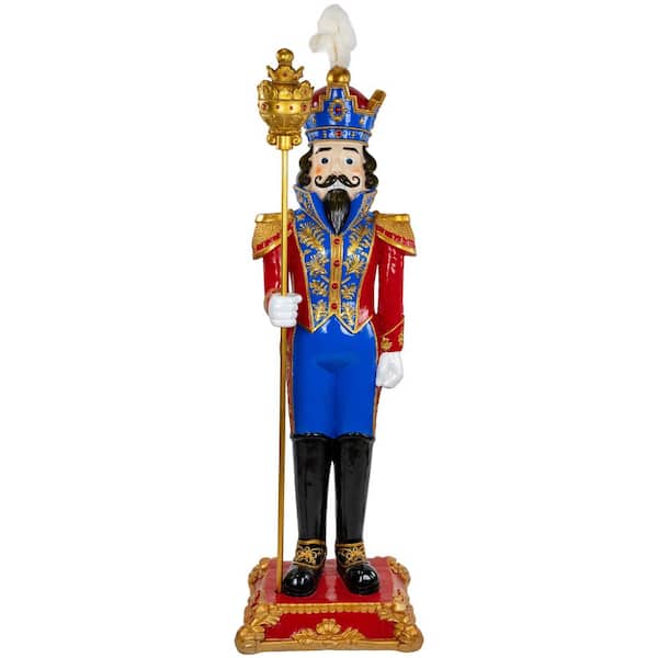 Regal Commercial Christmas Nutcracker Soldier with Scepter-6.5'-Red and Blue