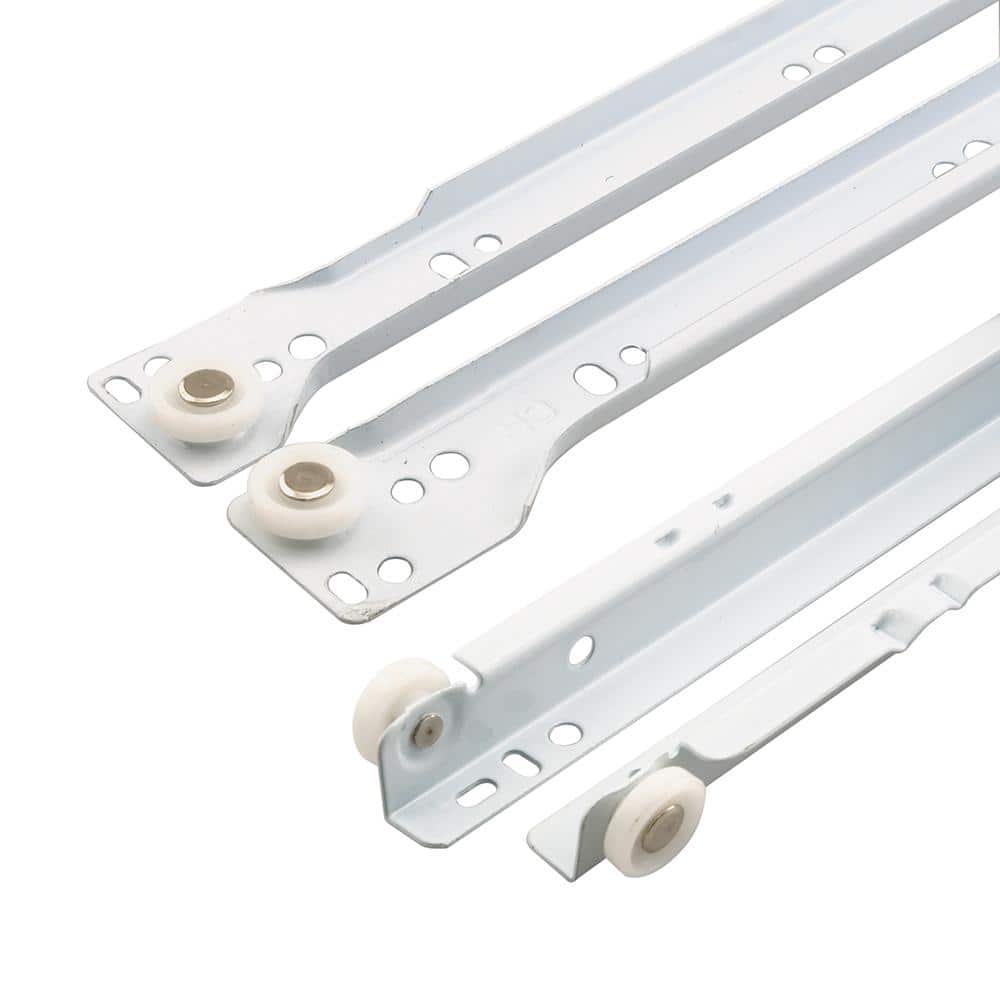17-3/4 in. White Steel Drawer Track Guide Slide Kit (1-Set) price history on PriceWatchPro