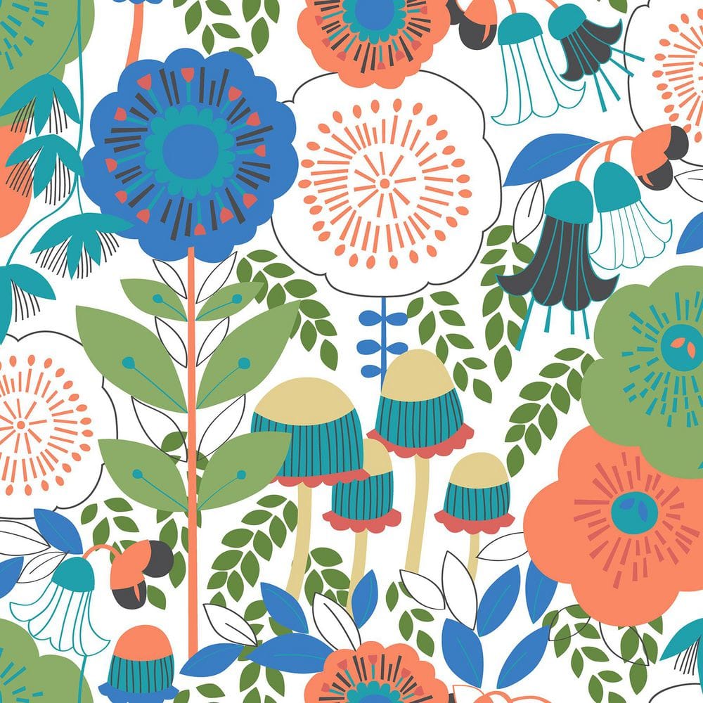 Dream Garden Off White Peel and Stick Wallpaper price history on PriceWatchPro