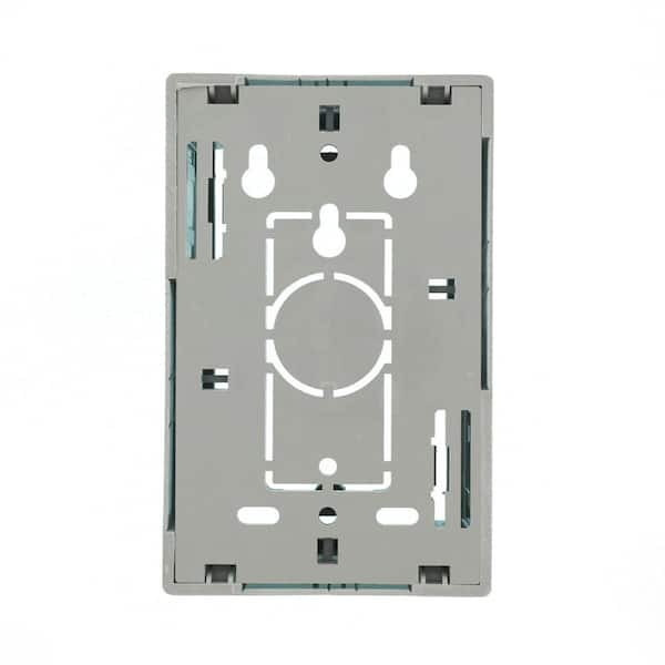 Leviton 1-Gang 1.89 in. Box Depth Surface Mount Back Box, Gray
