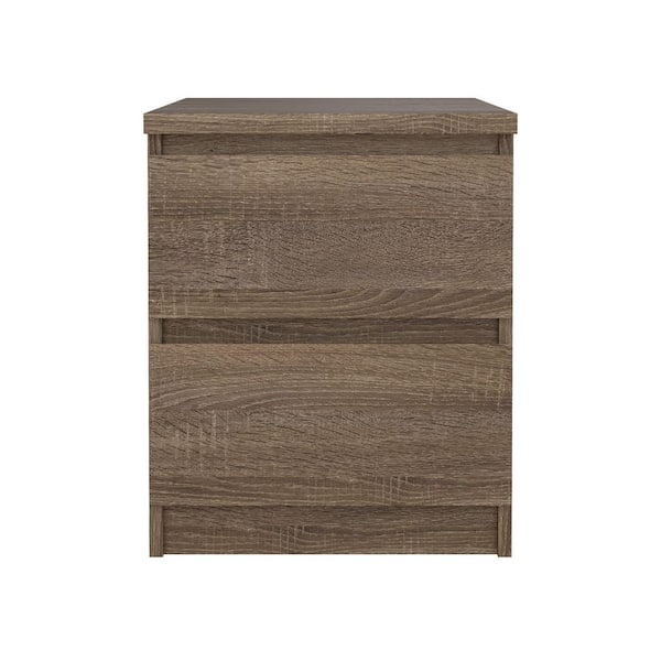 Tvilum Scottsdale 2-Drawer Truffle Nightstand 70291cj - The Home Depot