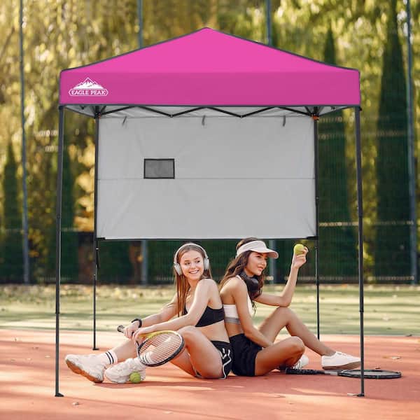 Pink Straight Leg Canopy Tent EAGLE PEAK X Pop Up Privacy Shelter