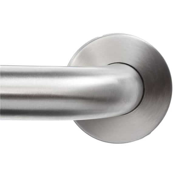 MOEN Home Care 12 in. x 1-1/4 in. Concealed Screw Grab Bar with SecureMount  and Curl Grip in Brushed Nickel R8712D3GBN - The Home Depot