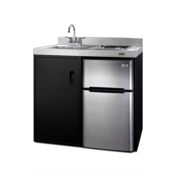 Summit Appliance 30 in. Compact Kitchen in Black