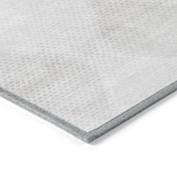 Ivory 2 ft. x 3 ft. Woven Geometric Rectangle Indoor/Outdoor Area Rug