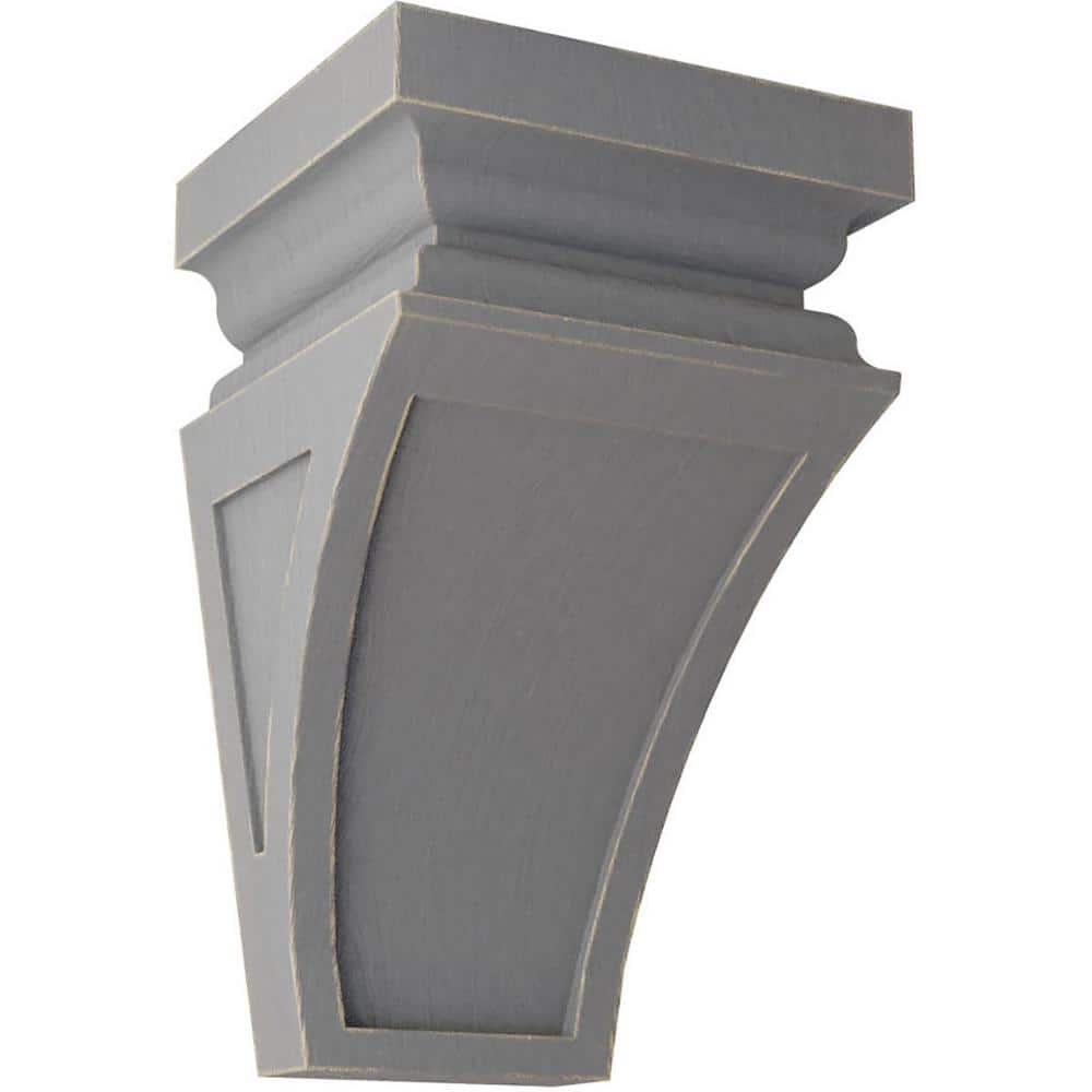 5 in. x 10 in. x 5-3/4 in. Pebble Grey Medium Nevio Wood Vintage Decor Corbel price history on PriceWatchPro