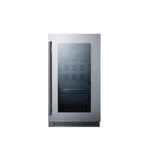 18 in. 2.9 cu. ft. Mini Refrigerator with Glass Door
