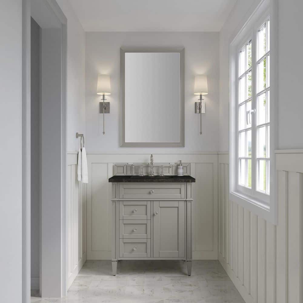 Brittany 30.0 in. Single Bath Vanity in Urban Gray with Phantome Engineered Composite Top price history on PriceWatchPro