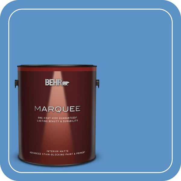 BEHR MARQUEE 1 gal. #MQ4-26 Come Sail Away One-Coat Hide Matte Interior Paint & Primer