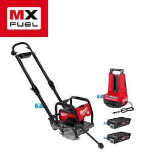 MX FUEL Lithium-Ion 6 in. Green Concrete Saw Kit with (2) FORGE XC8.0 Batteries and (1) MX FUEL Super Charger