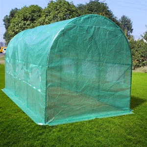 11.8 ft. x 6.9 ft. Green Heavy-Duty Greenhouse Garden Grow Tent