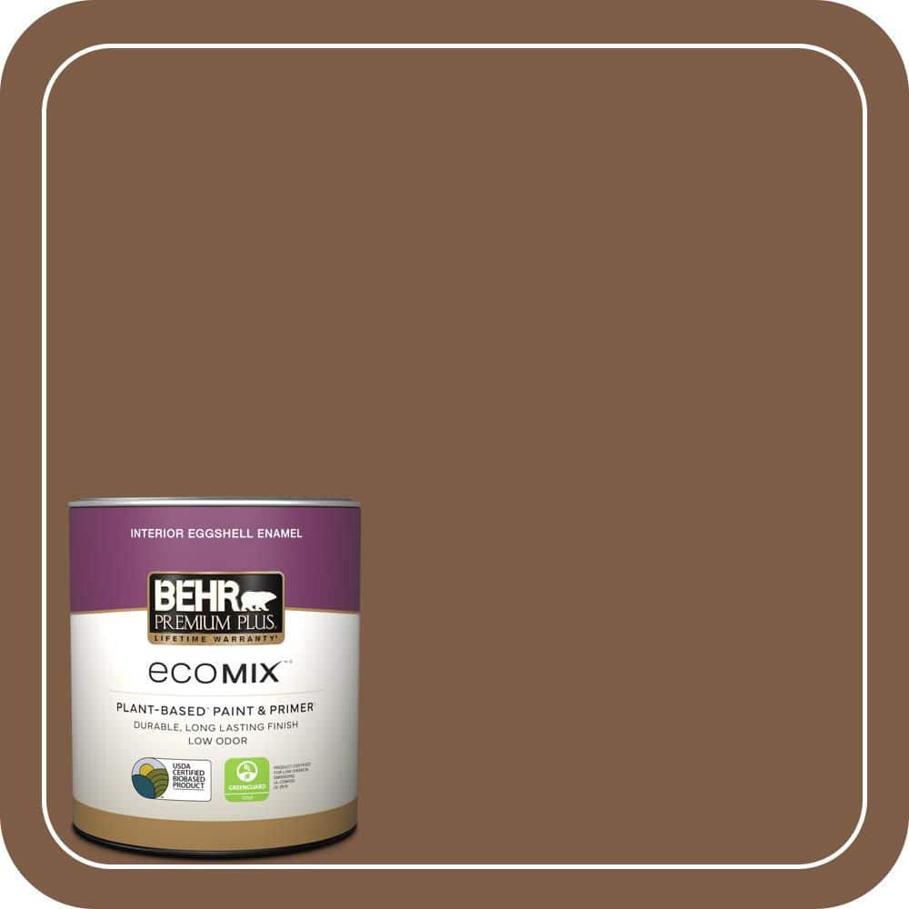 1 qt. #BXC-65 Outback Brown Eggshell Enamel EcoMix Plant-Based Interior Paint & Primer price history on PriceWatchPro