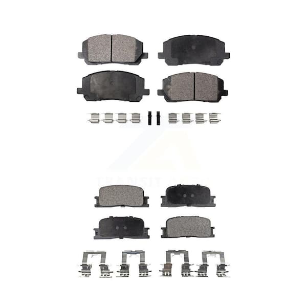 TEC Front Rear Ceramic Brake Pads Kit For 2001-2003 Toyota Highlander KTC-100450