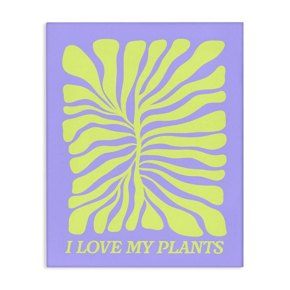 Midcentury Love My Plants by House of Lulu Unframed Nature Graphic Art Print 30 in. x 24 in. price history on PriceWatchPro