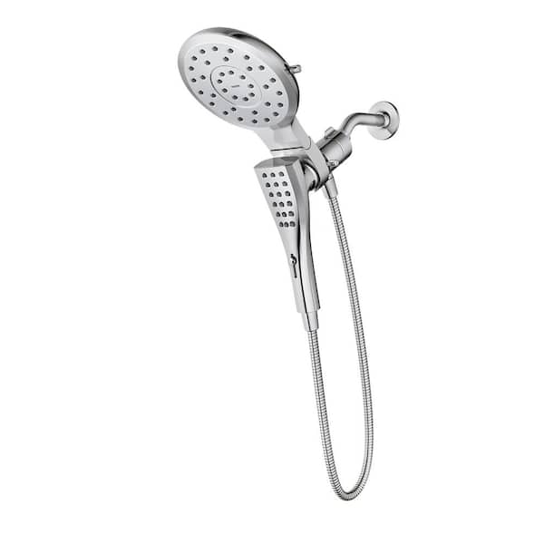 MOEN Verso 8-Spray Dual Wall Mount Fixed and Handheld Shower Head 1.75 GPM in Chrome
