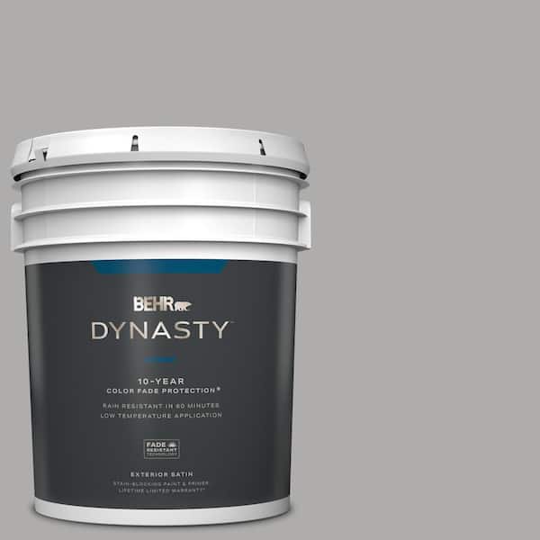 BEHR DYNASTY 5 gal. Home Decorators Collection #HDC-NT-27A Soft Pebble Satin Enamel Exterior Stain-Blocking Paint & Primer