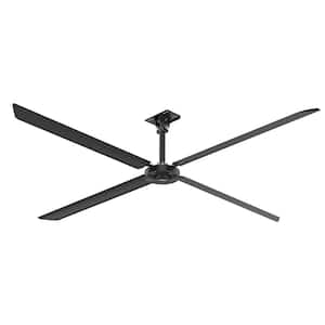 XP 14 ft. 110-Volt Single Phase HVLS Indoor Anodized Black Shop Ceiling Fan with Wall Control