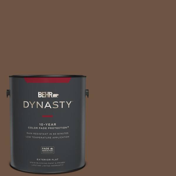 BEHR 1 gal. #RP-20 Bark Brown Flat Multi-Surface Exterior Roof Paint