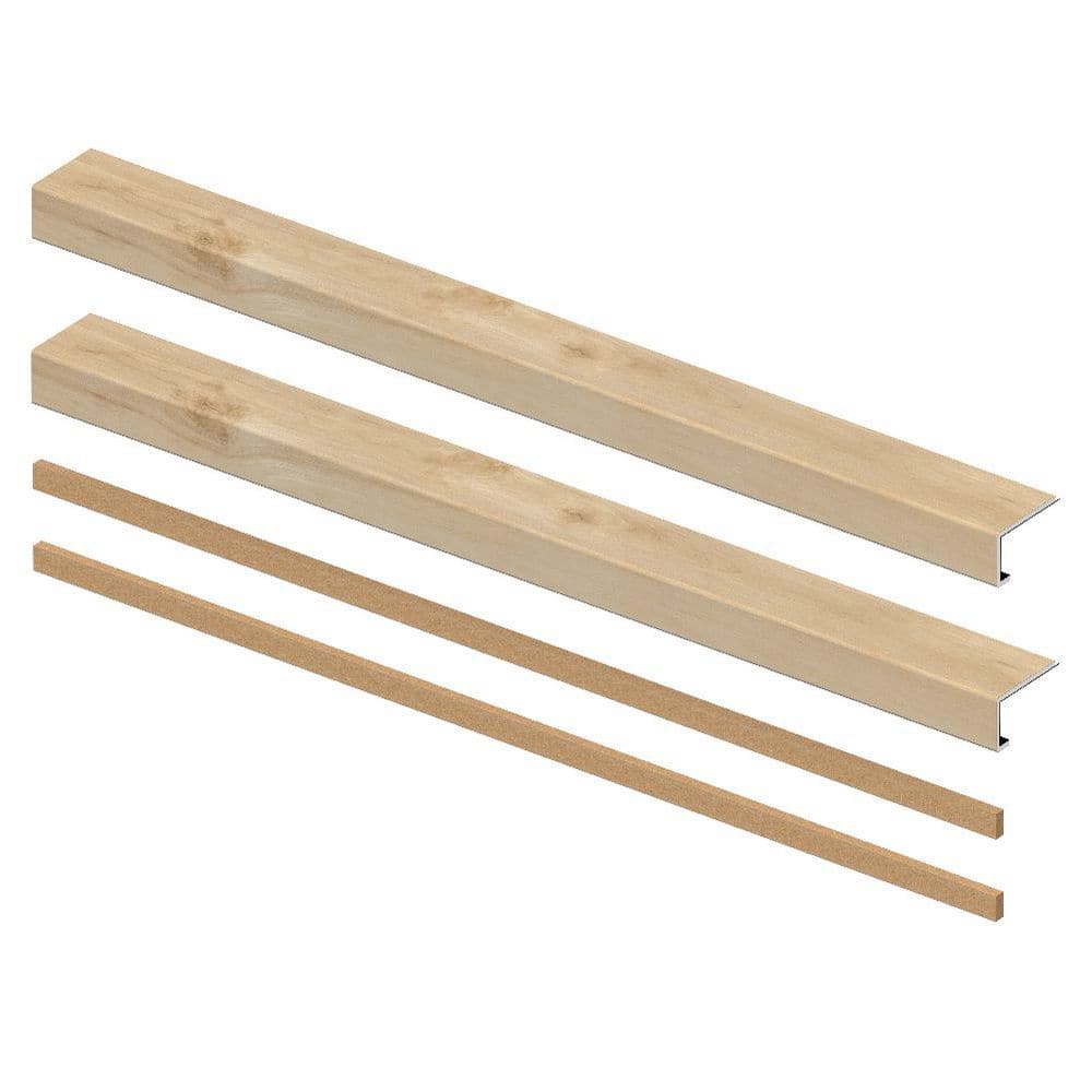 Lathem Pine 5 mm x 46 in. x 4 in. Exact Match Large Square Nose Open Stair Return/Landing Kit (2-Pack) price history on PriceWatchPro
