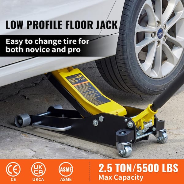 SKYSHALO Floor Jack, 2.5 Ton Low Profile Floor Jack