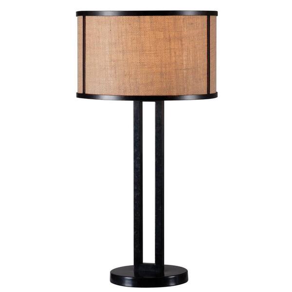 Unbranded Keen 28 in. Bronze Table Lamp