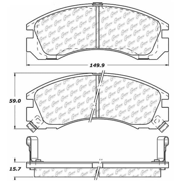 Centric Parts Disc Brake Pad Set