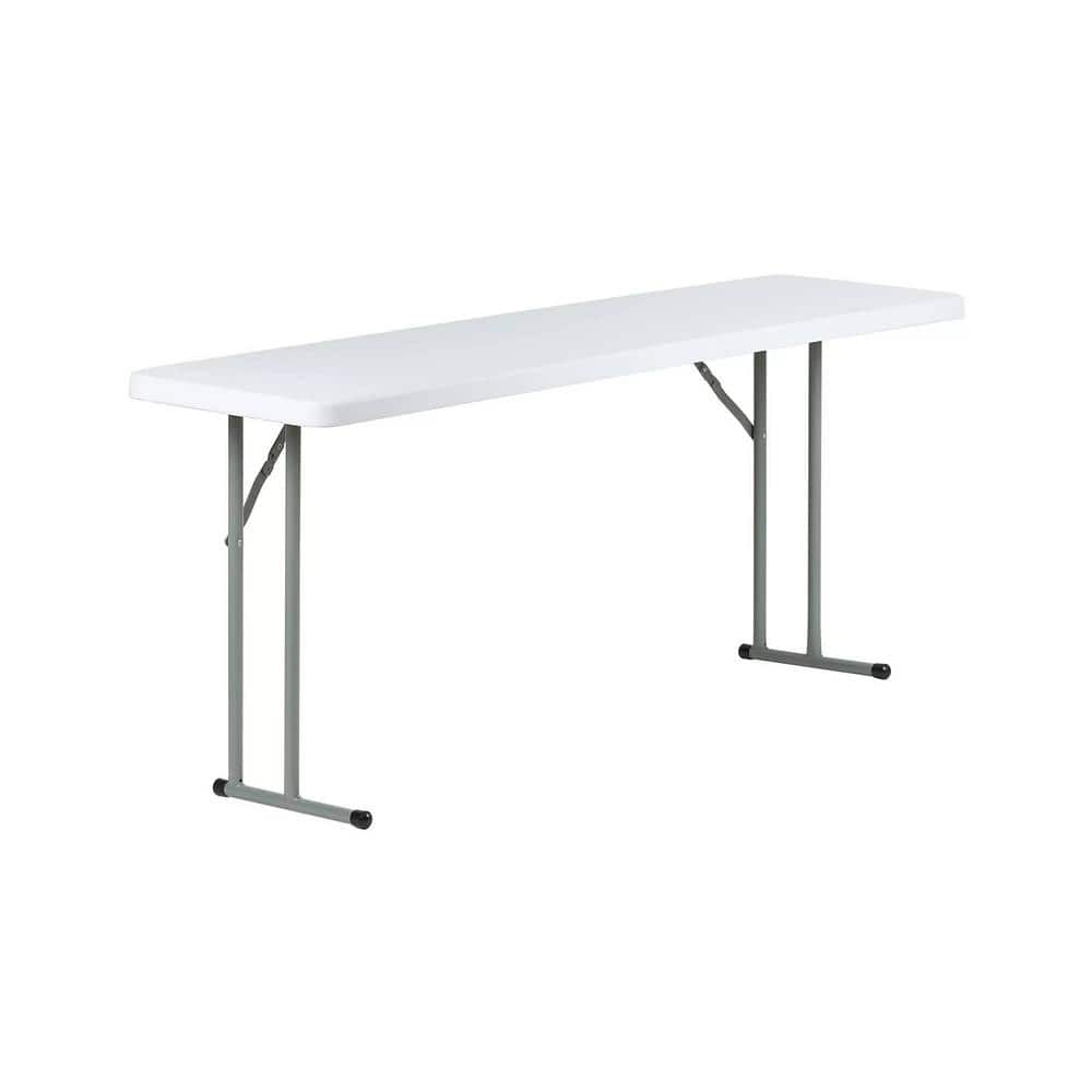 6 ft. Rectangular Plastic Folding Outdoor Dining Table