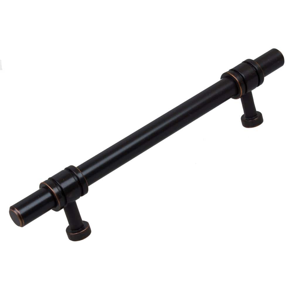 5 in. Center-to-Center Solid Steel Barrel Ring Cabinet Bar Drawer Pulls (10-Pack) price history on PriceWatchPro
