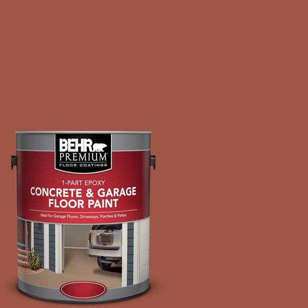 BEHR Premium 1 gal. #PFC-15 Santa Fe 1-Part Epoxy Satin Interior/Exterior Concrete and Garage Floor Paint