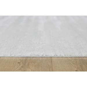 Milano Home 2 ft. x 3 ft. White Woven Area Rug