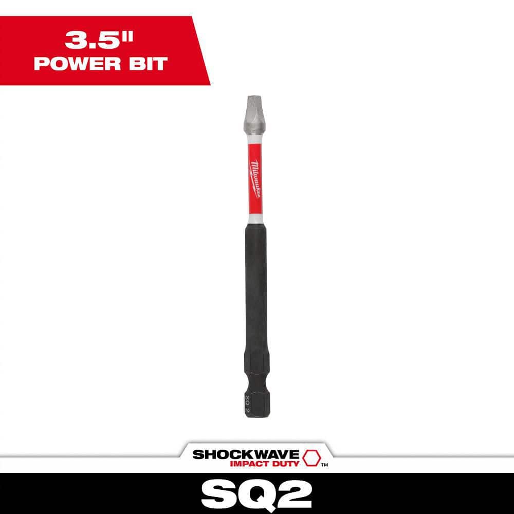 Milwaukee SHOCKWAVE Impact Duty 3-1/2 in. Square #2 Alloy Steel