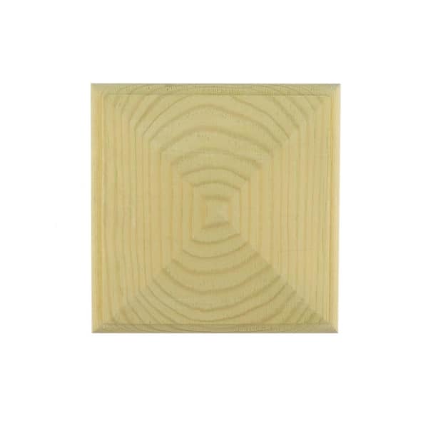 4 in. x 4 in. Newbury High Pyramid Pressure Treated Pine Post Cap