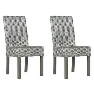 Wheatley Grey/White Wash Mango Wood Side Chair