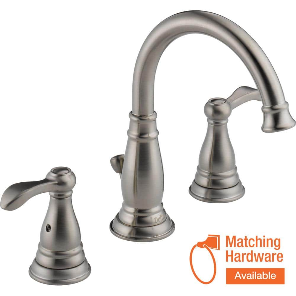 Delta Porter 8 in. Widespread 2Handle Bathroom Faucet in Brushed
