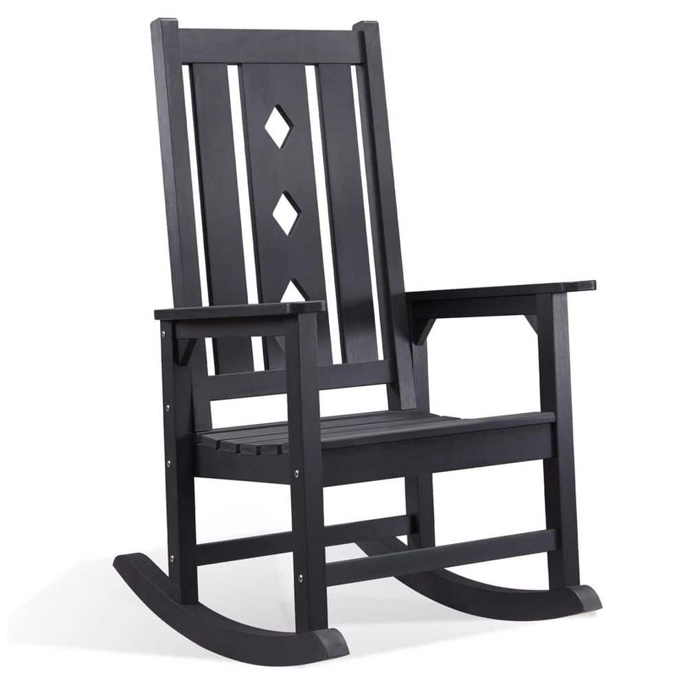 Black All Weather Resistant Plastic Outdoor Rocking Chair price history on PriceWatchPro
