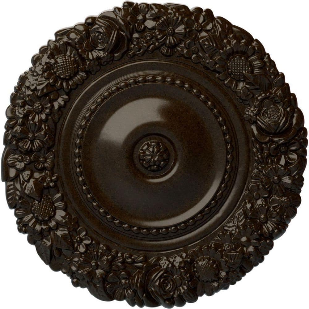 21 in. x 2 in. Marseille Urethane Ceiling Medallion (Fits Canopies upto 7-3/8 in.), Bronze price history on PriceWatchPro