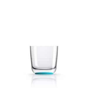 Marc Newson Non-slip Forever-unbreakable 10 oz. Whisky/Stemless-wine Tritan with Vidid-blue Non-Slip Base (2-Pack)